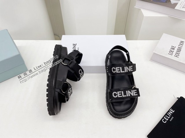 Celine專櫃女鞋 賽琳2022vs春季最新爆款系列凱旋門沙灘涼鞋 dx2638